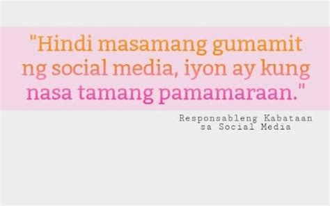 responsableng paggamit ng social media slogan|slogan tungkol sa tamang paggamit ng social media .